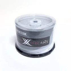 Ritek 50PCS BOX CD-RW 4-12X 80Min 700MB Rewriteable Blank Discs Full Box Wholesale Price