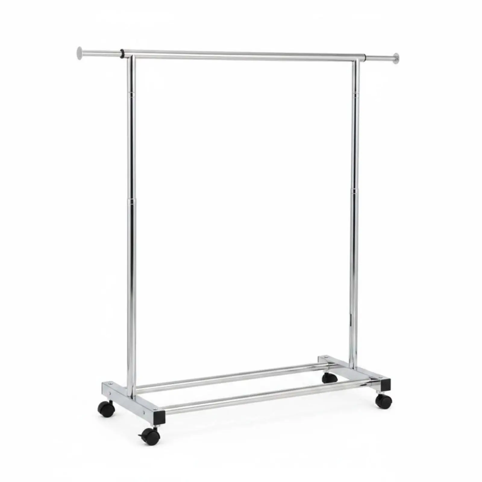Heavy Duty Clothing Drying Rack for Laundry Room Balcony Use Stainless Steel Frame Freestanding Clothes Organizer Home Storage