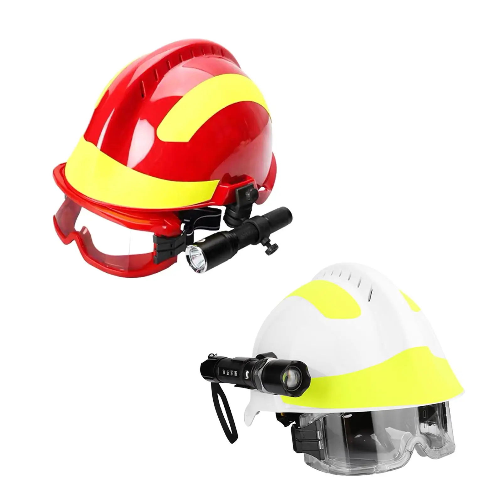 

Hard Hat Safety Glasses Kit with Flashlight for Worker Engineering Men Women