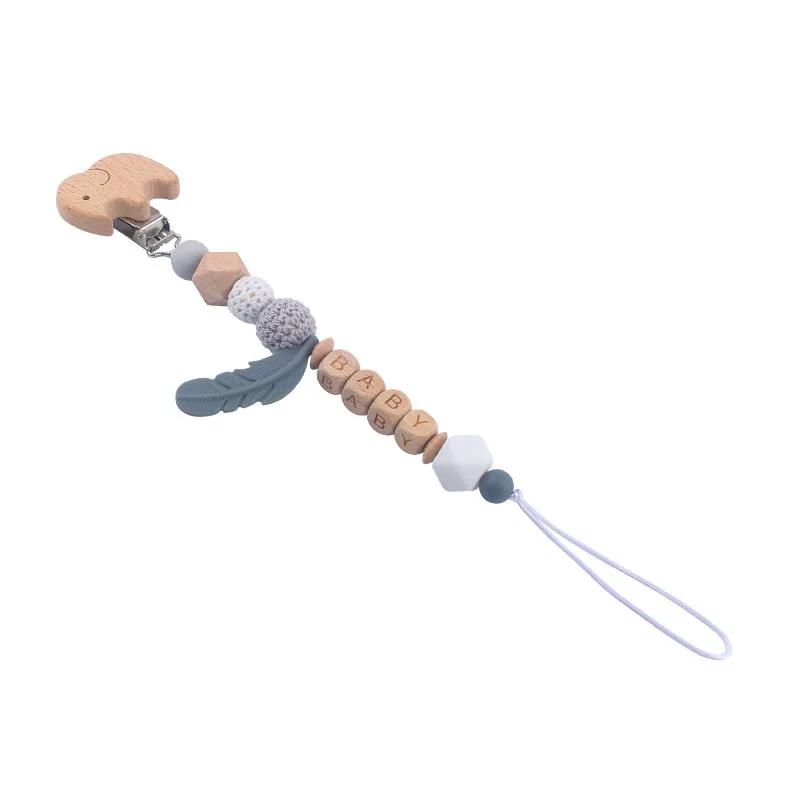الطفل شخصية اسم هوة كليب الحلمة الدمية حامل مصاصة سلاسل تغذية الرضع ألعاب التسنين مضغ الهدايا مكافحة الإفلات سلسلة