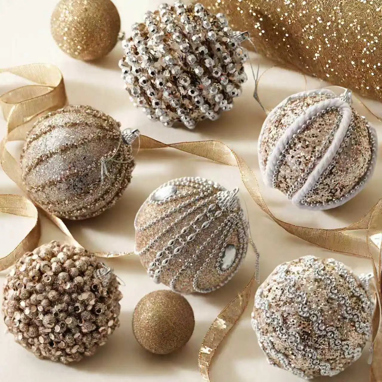 

Limited-Time 8cm Plastic Christmas Ball Christmas Tree Hanging Decoration 6-Piece Set Home Party Decoration Holiday Supplies