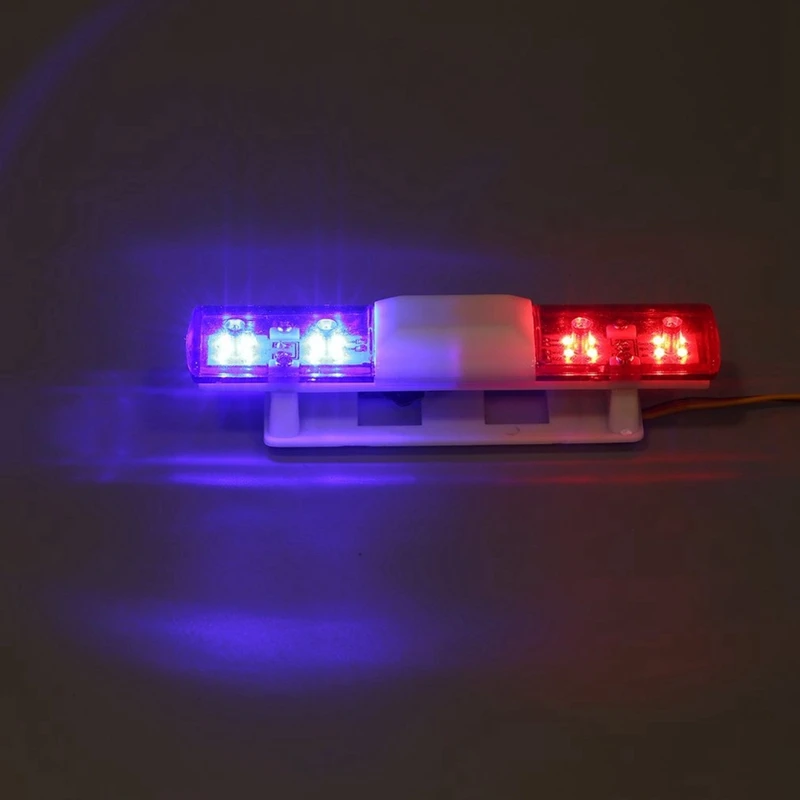 RC Auto Zubehör LED Polizei Blitzlicht Alarm Licht Für 1/8 1/10 HSP Kyosho Traxxas Tamiya Axial SCX10 RC Auto Teile