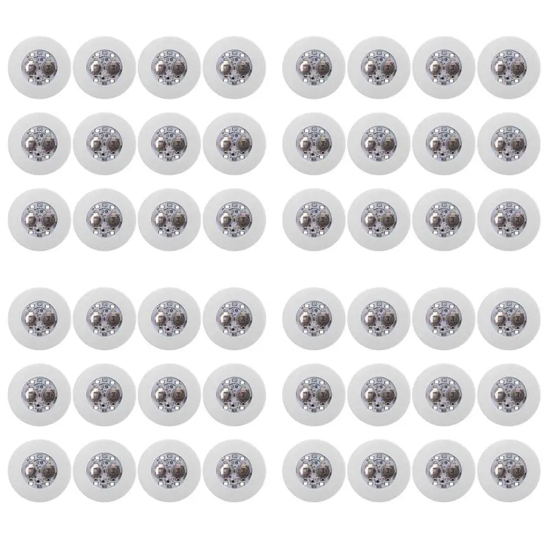 BMBY-LED Coaster,48 Pack Light Up Coasters,LED Bottle Lights,LED Sticker Coaster Discs Light Up For Flash Light Up Cup