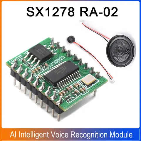 SU-03T AI Intelligent Voice Recognition Module Offline Voice Control Module Voice Recognition Chip Control Module for Smart Home