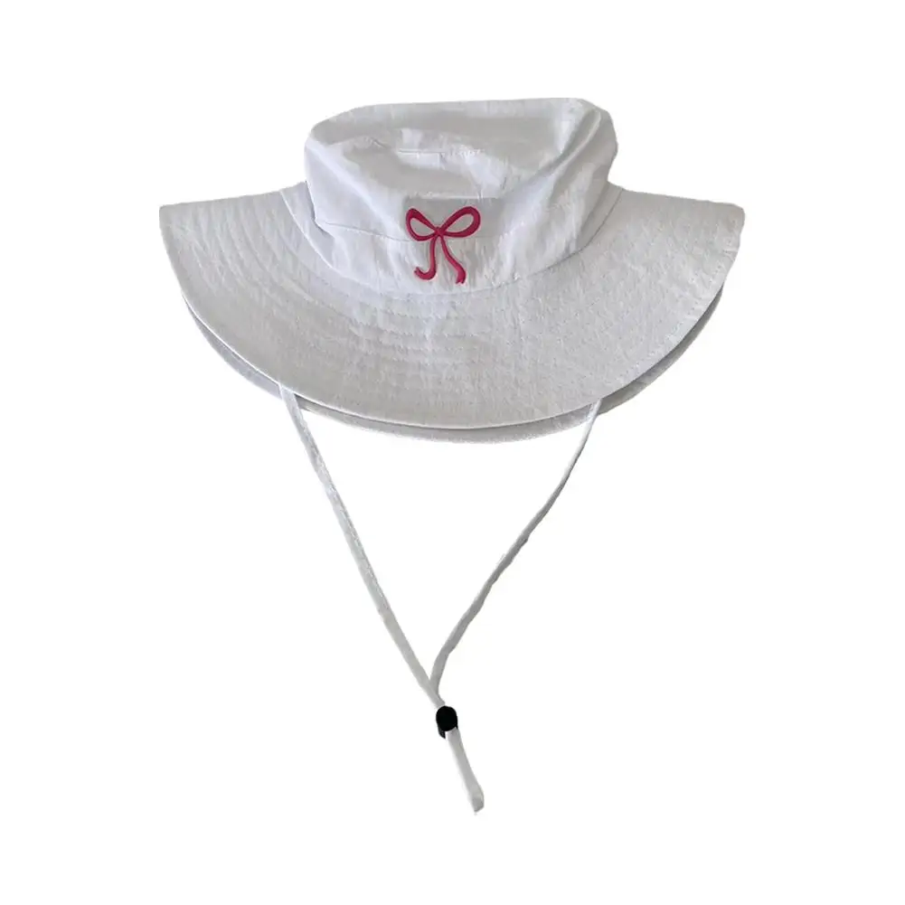 Summer Fisherman Hat For Women Girls Breathable Quick Drying Bucket Hat With Drawstring Outdoor Hiking Camping Sunscreen Cap