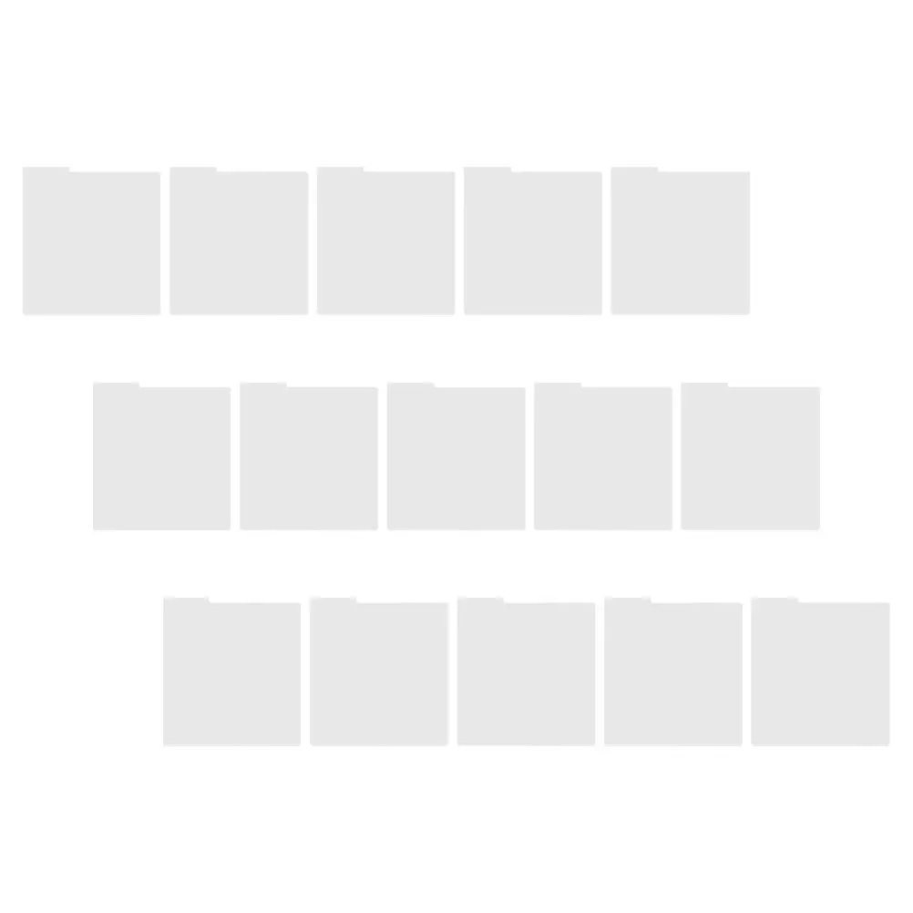 

15 Pcs Record Divider Bookshelf Vinyl ganizer Album Separator Practical Storage Office School Use