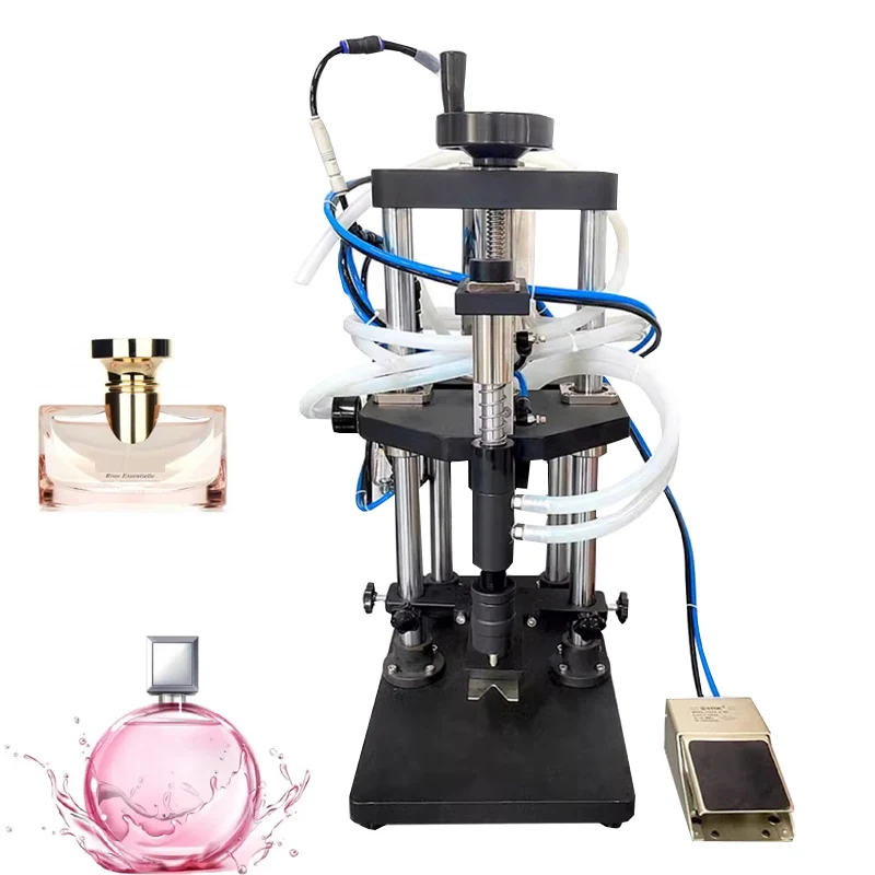 2 Nozzles Semiautomatic Essential Oil Perfume Diffuser Filling Machine Dry Mouth Spray Filling Machine