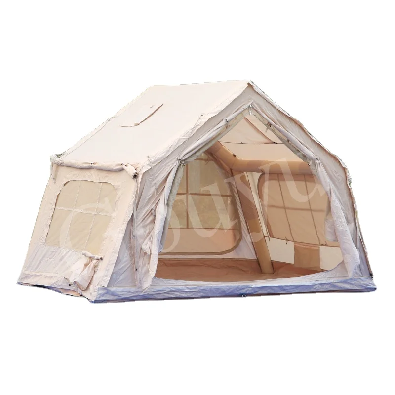 

7 square Meters Inflatable Tent Outdoor Camping Overnight Rain protection Thickened Camping Cabin Sun protection 8 square Meters