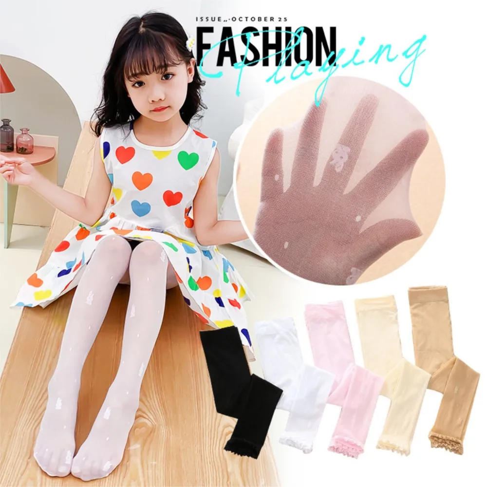 

girls tights ultra-thin breathable dance Pants rabbit render stocking collant enfant fille Pantyhose Children summer infant