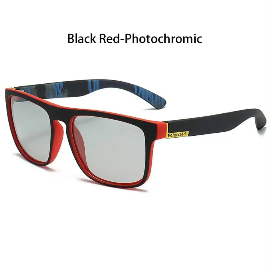Photochrome Polarisierte Quadratische Vintage-Sonnenbrille für Männer und Frauen Angeln Radfahren Autofahren Bergsteigen Chamäleon-Sonnenbrille – Detail 4