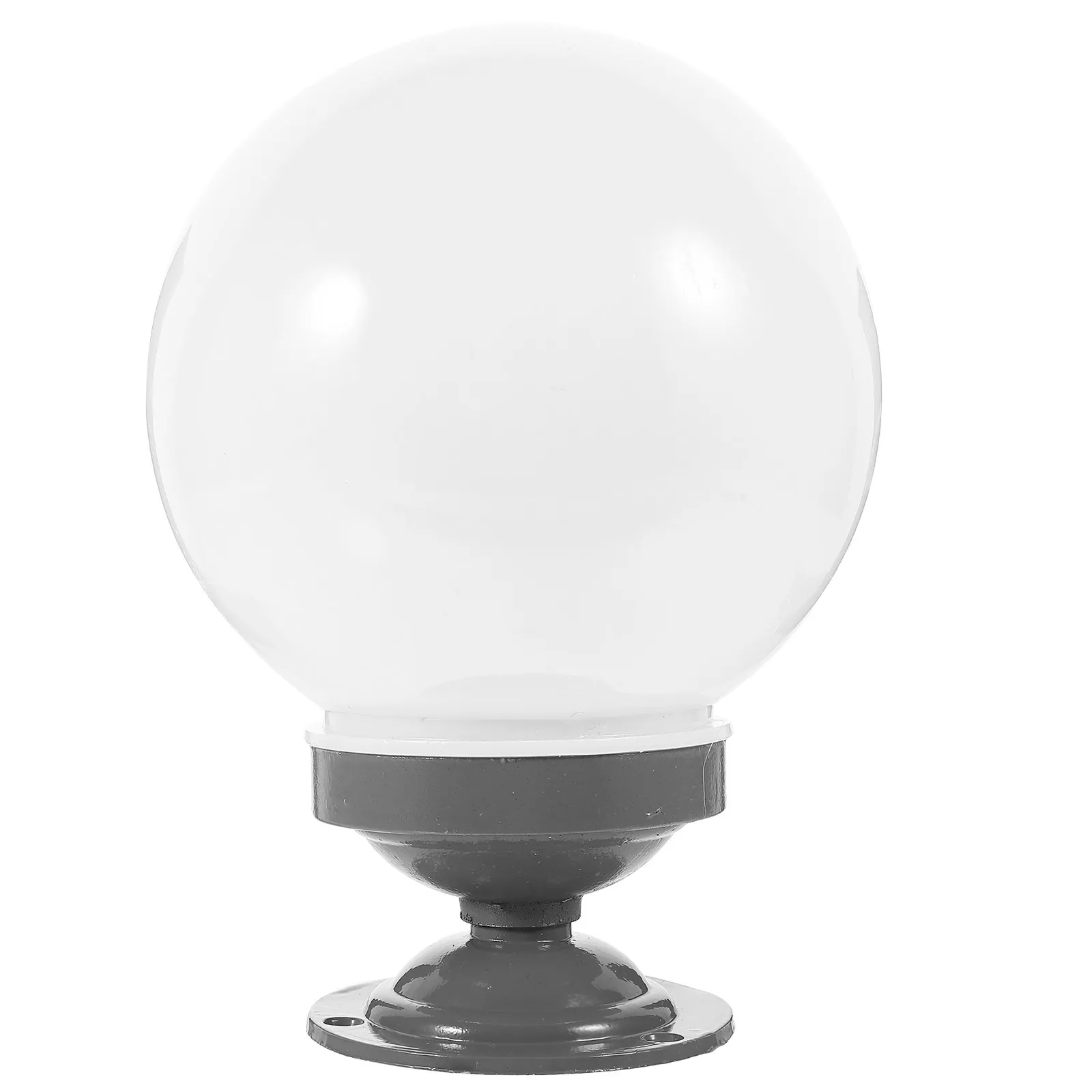 Globe Lampshade Replacement Acrylic Outdoor Lamp Cover for Post Mount Wall Street Porch Patio Lights Simple Easy Install Dust