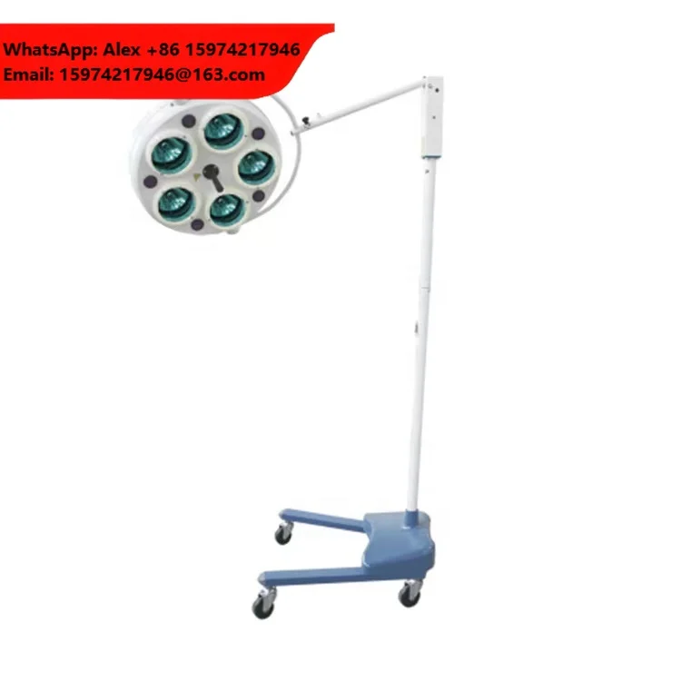 Portable/mobile Halogen Lamp Examination Lamp Surgery Operating Light Five Hole Standing Operating Lamp