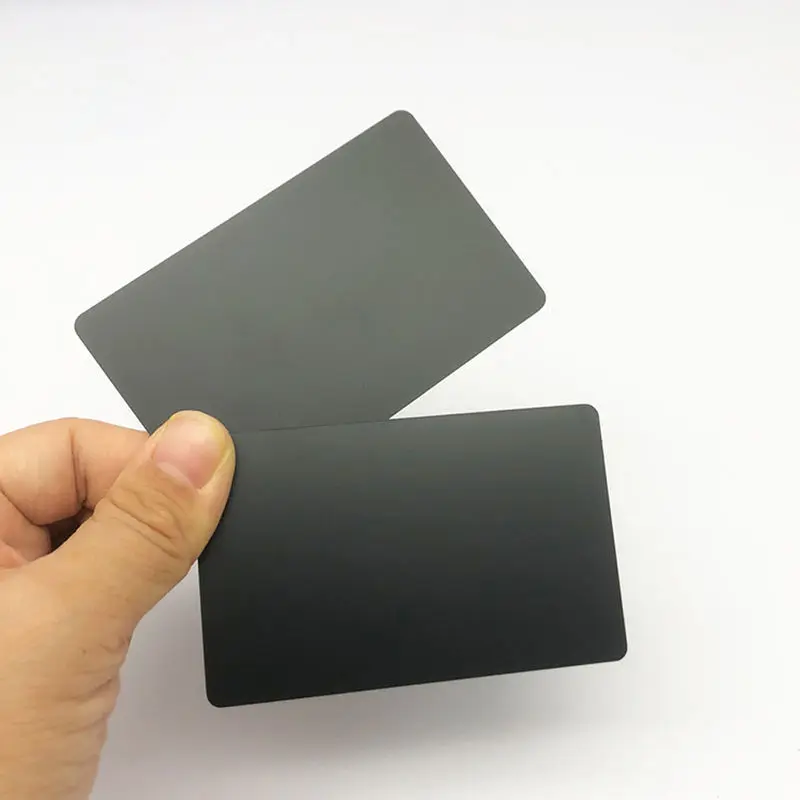 Apple 및 Android용 프리미엄 스테인레스 스틸 NFC 블랭크 NTAG215 카드 - 맞춤형 금속 스마트 카드