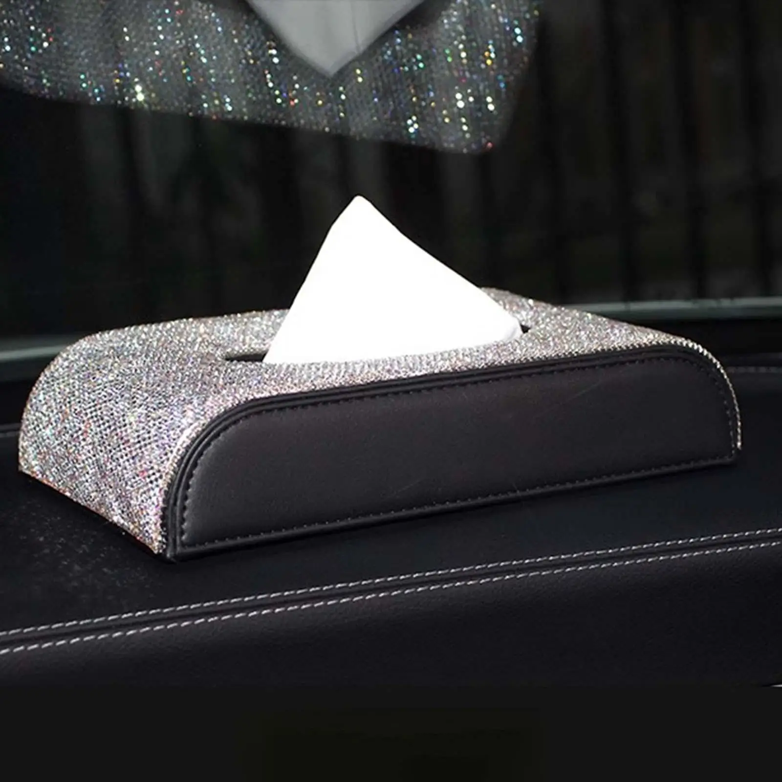 Tissue Box Bling Napkins Container for Tissues Napkins Night Stand Desk Tissue Box Bling Napkins Container for Tissues Napkins Night Stand Desk