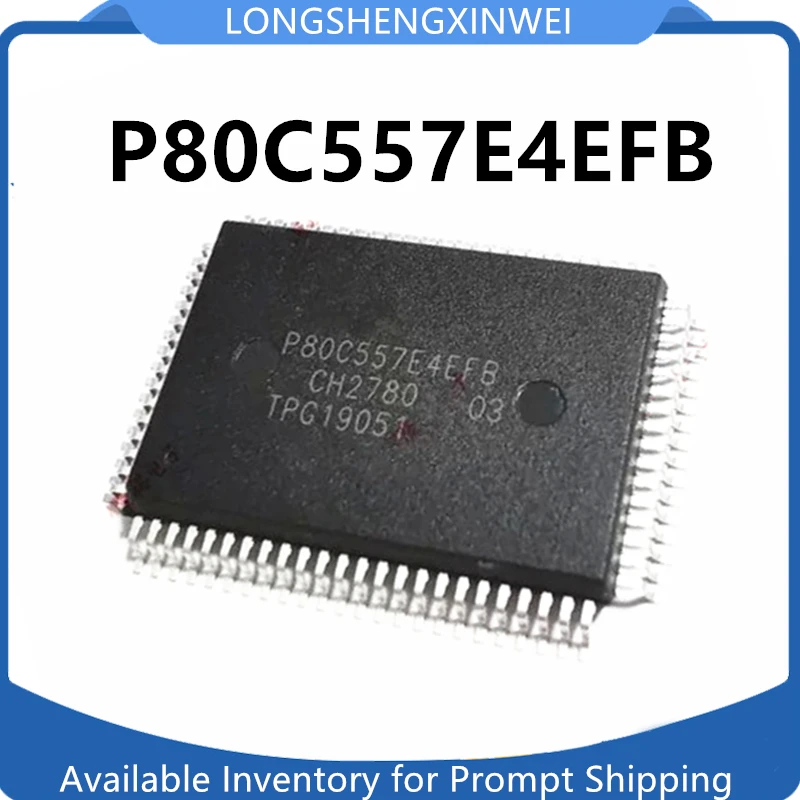 1PCS New Original P80C557E4EFB PQFP-80 8-bit Microcontroller Integrated Circuit in Stock