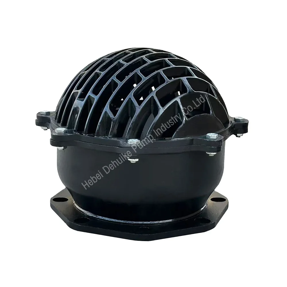 China Factory 4 6 8 Inch Bottom Valve High Pressure Water Pump Flanged Ball Foot Valve for Water Pump
