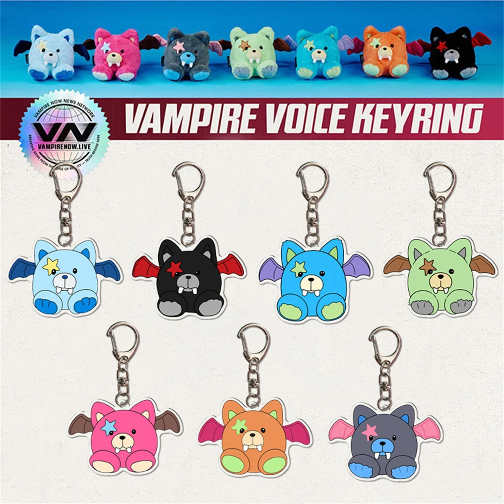 Porte-clés en acrylique KPOP JUNGWON HEESEUNG JAY Album THE: SIN VANISH, poupée de dessin animé, image recto-verso, pendentif pour sac, collection pour fans