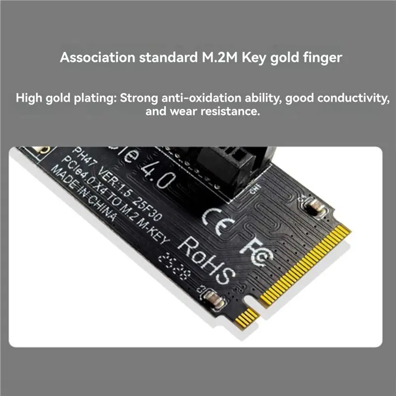 A98T 2X NGFF To PCI-E X4 Slot Convert Adapter M2 Port To PCIE Expansion Card Compatible With X1 X4 X8 X16 PCI-E PH47C