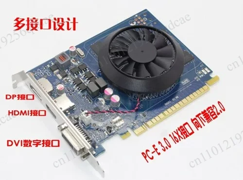 For Dell GT640 GT645 graphics card 1GD5 DP and HDMI interface, dual screen 4K