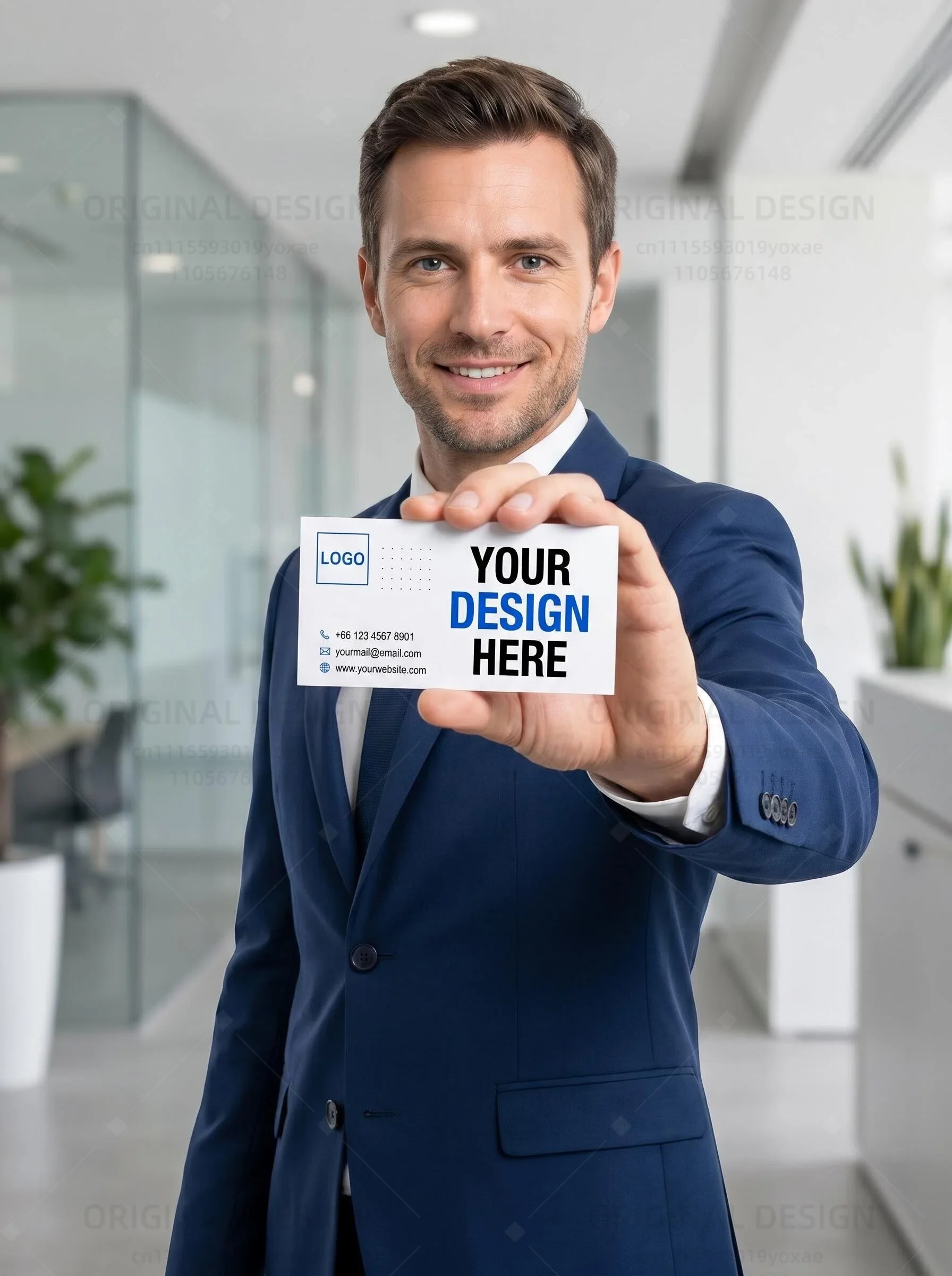 Custom Business Cards 50-1000PCS Personalized Full Color Double Sided Printing 300GSM Matte Paper Custom Name Cards for Business