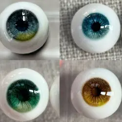 Doll Eyes Fit To 1/4 1/6 1/8 Bjd Doll Plaster Homemade Eyeball Stereo Eye Pattern Diy Girl Toy Dress Up Doll Accessories
