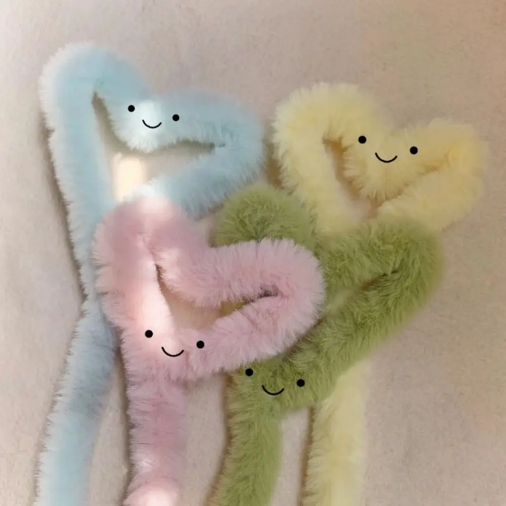 Plüsch gefüllte Kaninchen Plüsch Eisendraht Streifen Stick handgemachte Material pelzige bunte Twist Draht Sticks Spaß süß