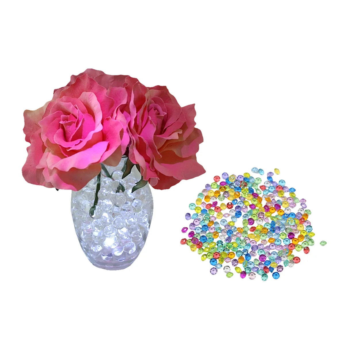 

4.5mm Colorful Acrylic Diamond DIY Drill Accessory Creative Handmade Jewelry Phone Case Decoration Multi-Purpose DIY