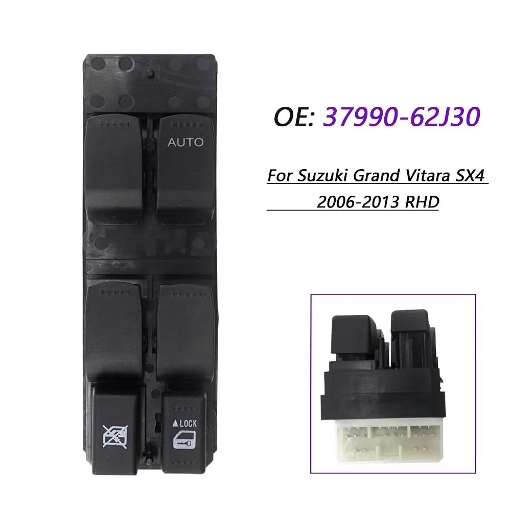 

37990-62J30 подходит для Suzuki Grand Vitara SX4 2006-2013 RHD передний правый переключатель управления стеклоподъемником дверной замок автомобильные аксессуары