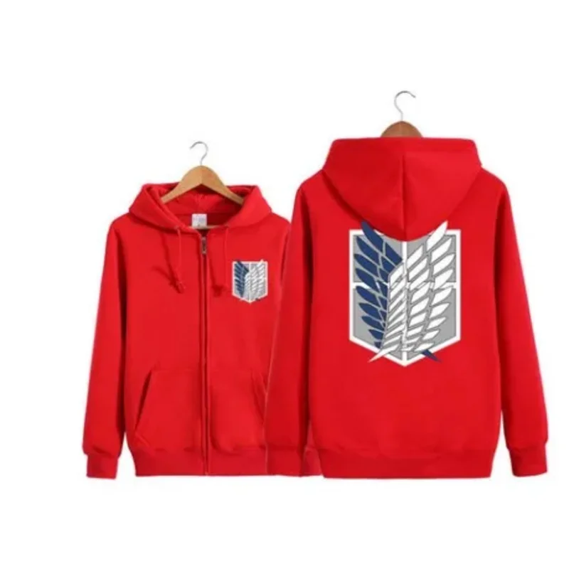 هجوم على تيتان هوديي Shingeki no Kyojin Legion تأثيري حلي هوديي الكشافة فيلق مقنعين سترة معطف