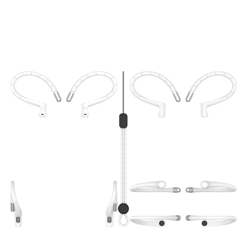 ل AirPods Pro 2/Pro/1/2/3/4 سماعة أذن من السيليكون مضادة للخسارة ملحقات سماعات الأذن