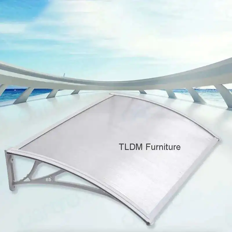 

Creative Aluminum Alloy Awning for Courtyard Rainproof and Sun Shade Awnings Modern Multifunctional Outdoor Awning for Company