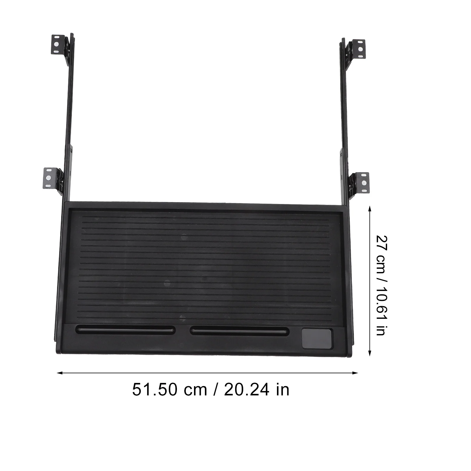 

1Set Wearresistant Keyboard Drawer Under Desk Pull Out Design Simple Practical Organizer for Home Office Keyboard Drawer