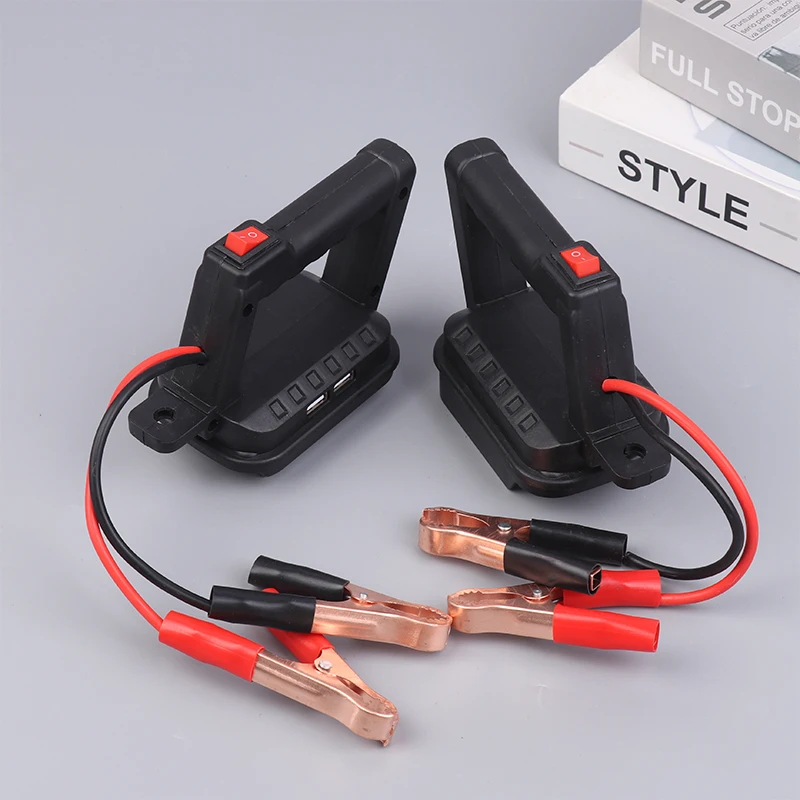 New Portable Jump Cables Black Red Jump Starter Cables Battery Not Included Wear-resistant Non-deformed Quick Installation 1PC