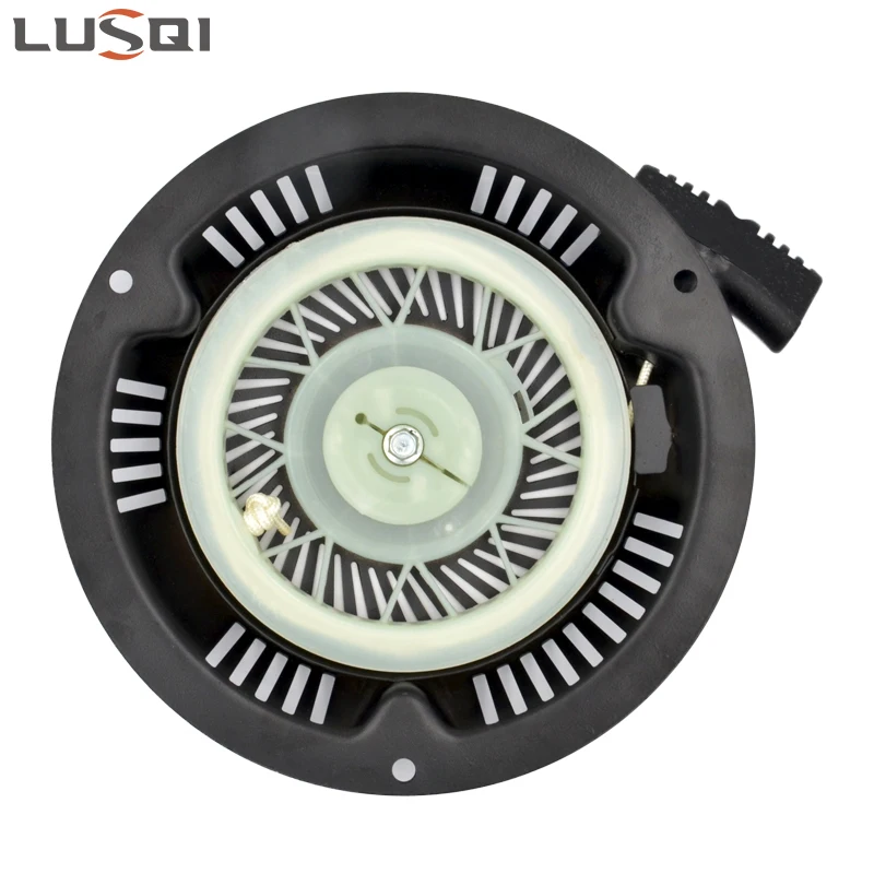 Imagem -02 - Lusqi Recoil Puxar Mão Starter Gasolina Cortador de Grama Conjunto Ferramentas de Construção Máquina Peças Acessórios para 1p70