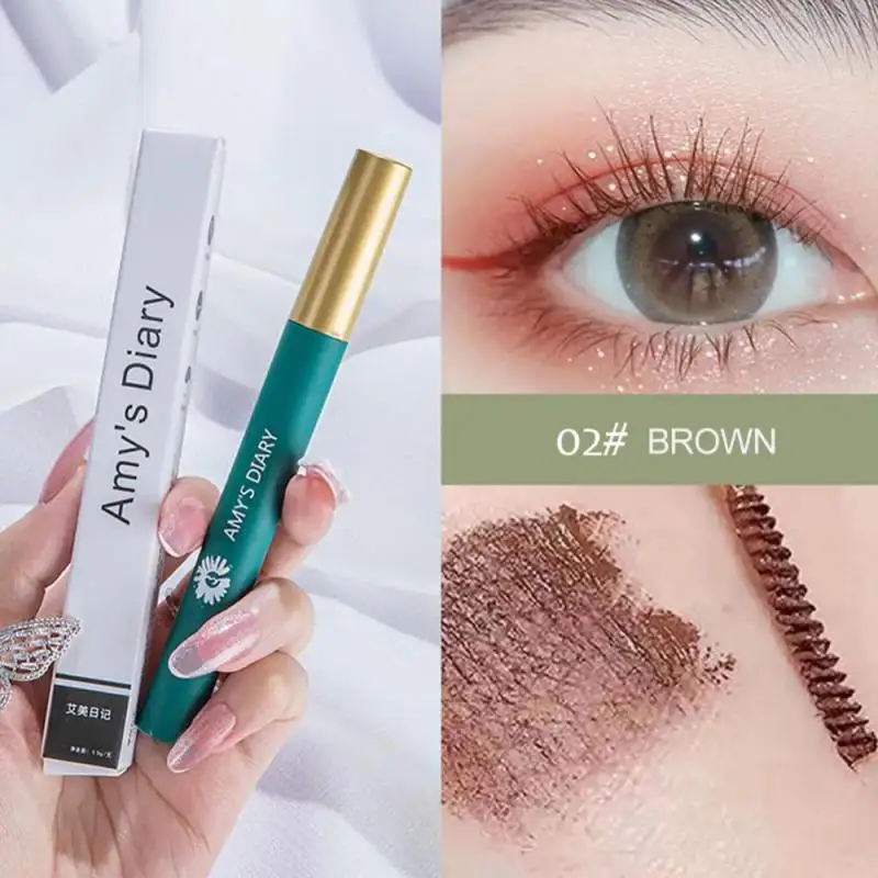 Zwarte mascara verlengt wimpers Extra volume Langdurige waterdichte natuurlijke wimpers Vrouwelijke professionele make-up Koreaanse cosmetica