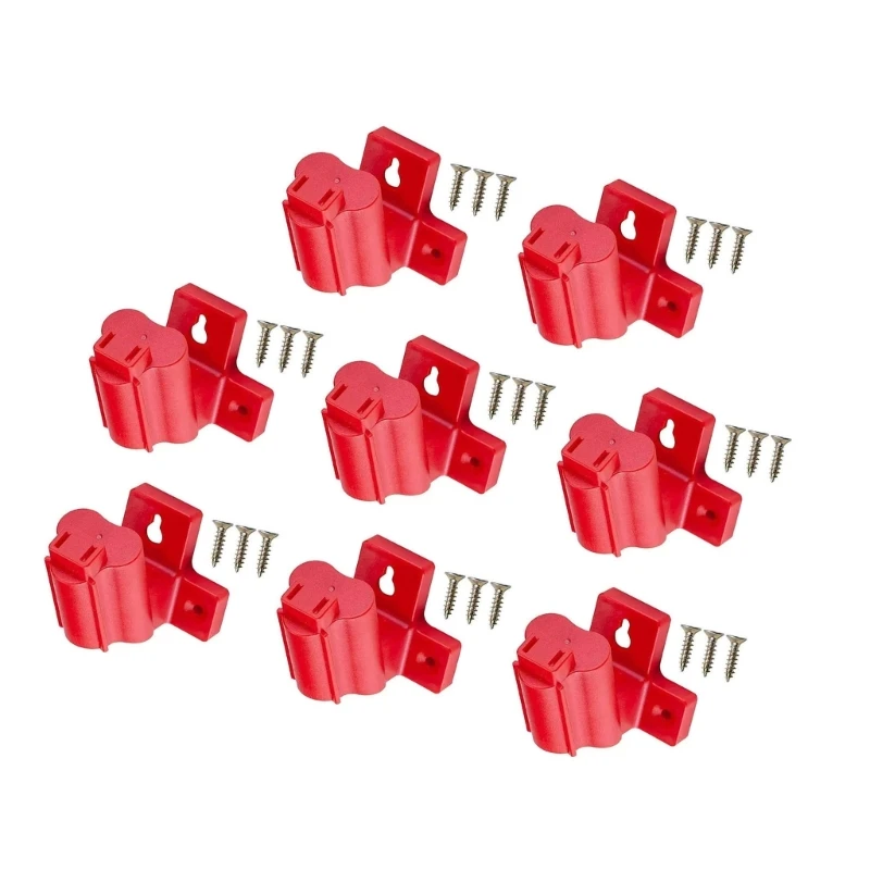 4/8pcs Organizador herramientas eléctricas montaje pared eficiente para sujetar con seguridad M4YD