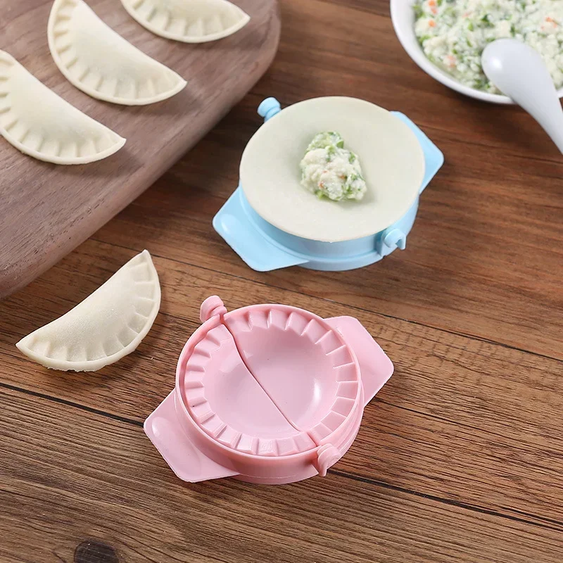 Plastic Dumplings Tool Easy DIY Dumpling Mold Dough Press Ravioli Molds Cooking Pastry Chinese Food Jiaozi Maker Kitchen Tool