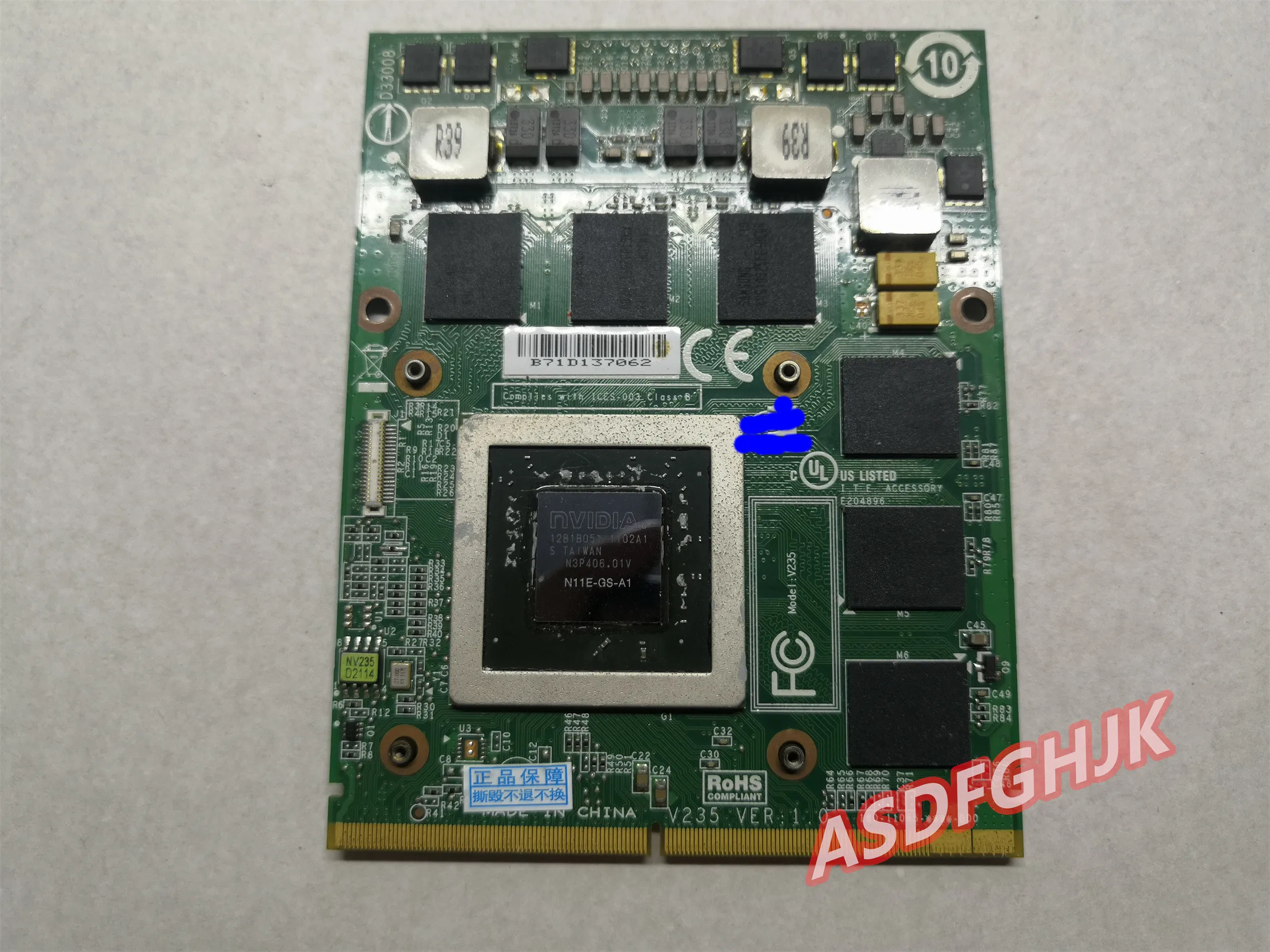 CN-0VDV04 0VDV04 VDV04 Mainboard for Dell M17X M18X R3 Laptop Motherboard Mainboard with N11E-GS-A1 GTX460M GPU All Tests OK