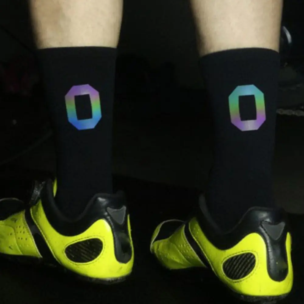 Profesjonalne skarpety piłkarskie 10 stylów odblaskowe oddychające całoroczne skarpety sportowy cyfrowy skarpety rowerowe
