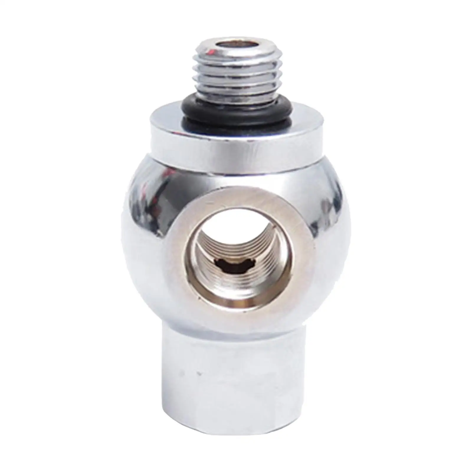 Diving Regulator Adapter Threaded Durable Splitter Connector for Dive Regulator Parts