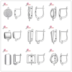 Fashion Simple Earring Findings Earrings Clasps Hooks Fittings DIY Jewelry Making 925 Sterling Silver Drop Earrings Accessories