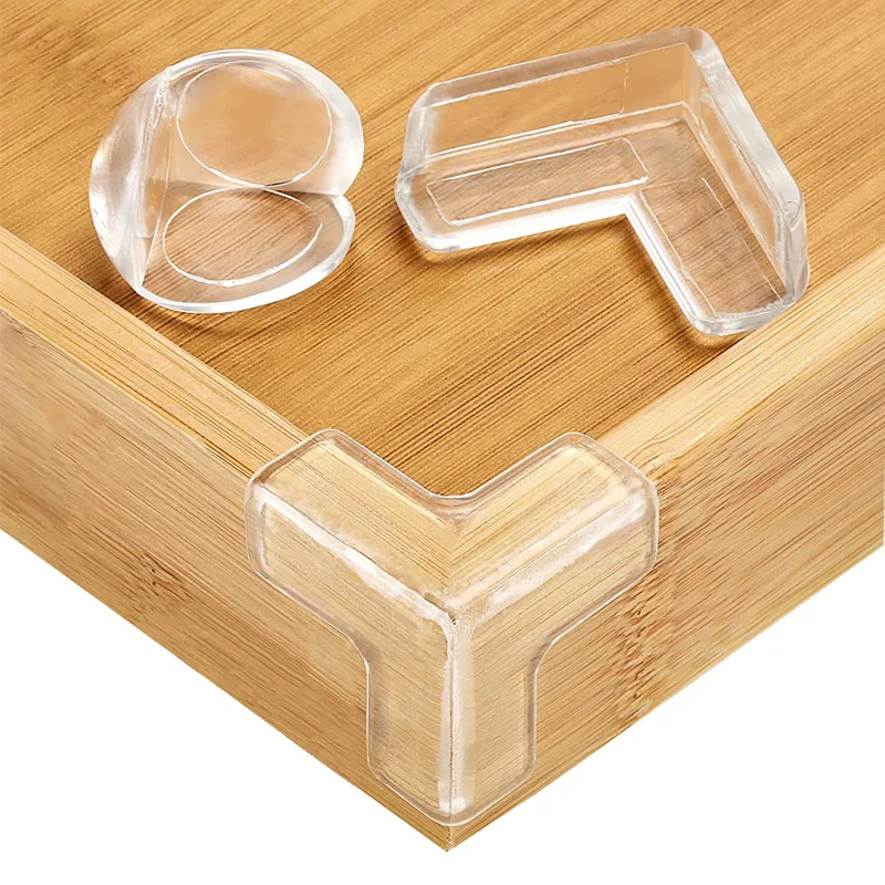 5/10Pcs Baby Safety Anti-collision Corner Soft Transparent Silicone Infants Table Corner Protective Cover Child Furniture Guards