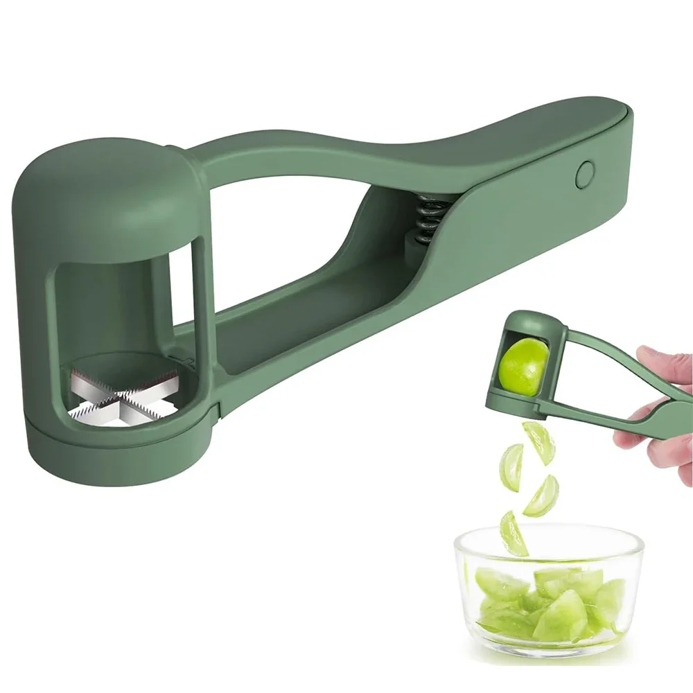 Kitchen Gadget Grape Cutter Slicer - Quick Fruit Quarter Slicer for Toddlers Cherry Tomato Strawberry - Home & Garden Essentials