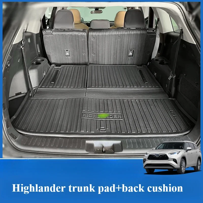 Toyota Highlander tail mat TPE environmental protection waterproof anti-scratches crown land put trunk mat