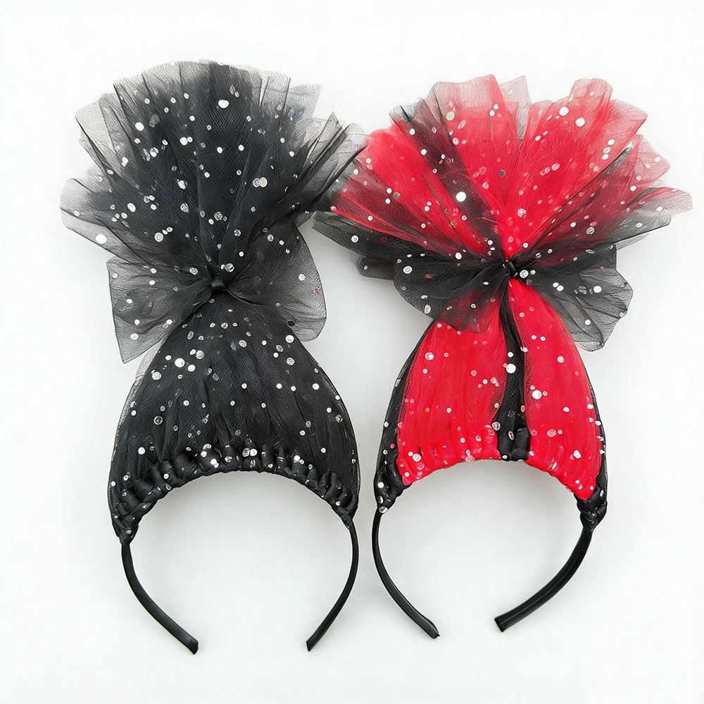 Halloween Magic Elf Cosplay Headband Princess Poppy Trolls Hair Hoop Performance Birthday Party Hair Accessories