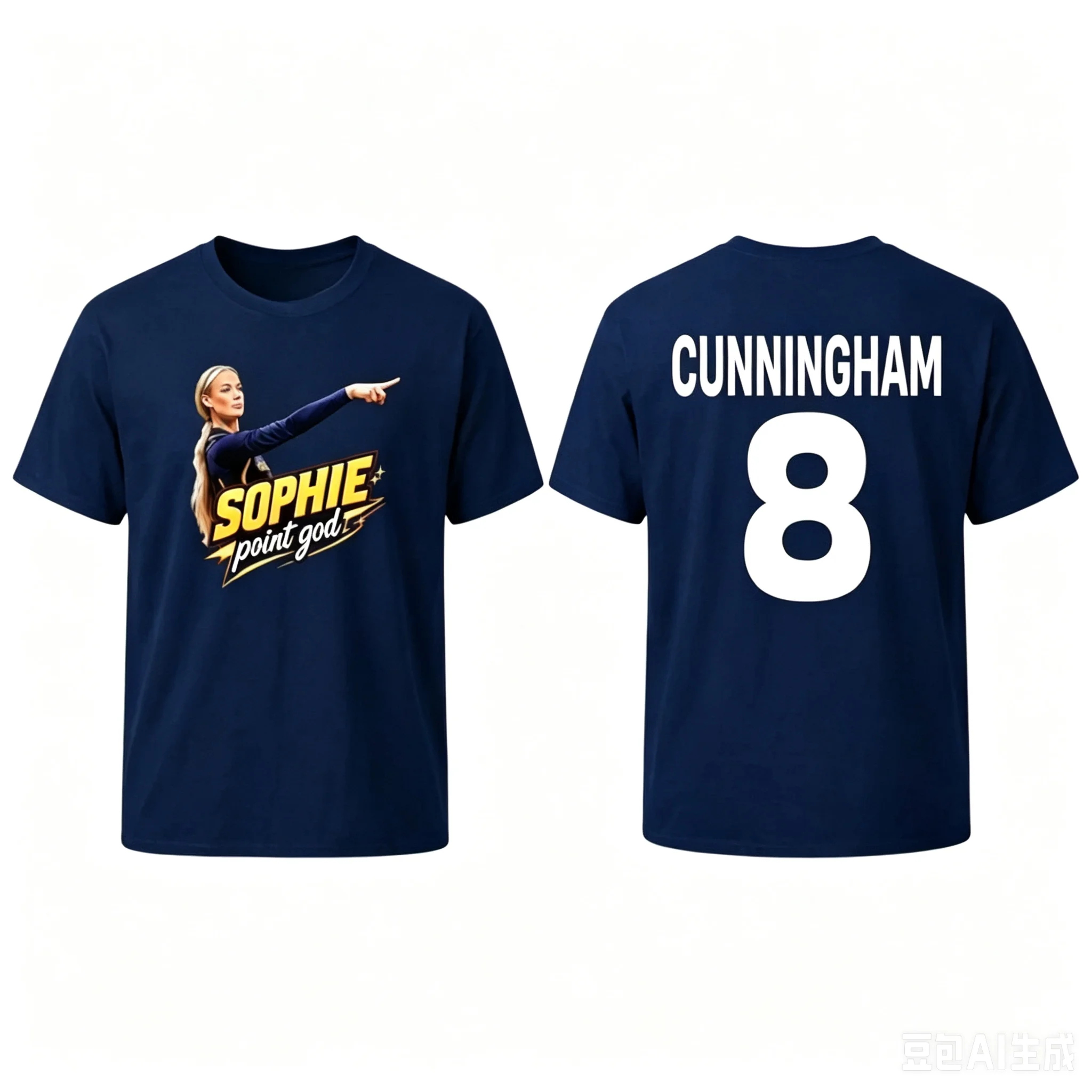 2026 Summer New Style Sophie Cunningham Trendy High-Quality Round-neck Men's and Women's Matching T-Shirt