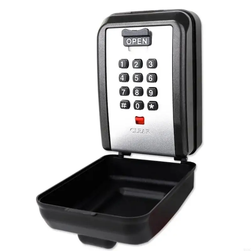 W89C Chave tecla Caixa travamento Montagem parede 12 dígitos fora da tecla Caixa segura Caixa segurança Caixa