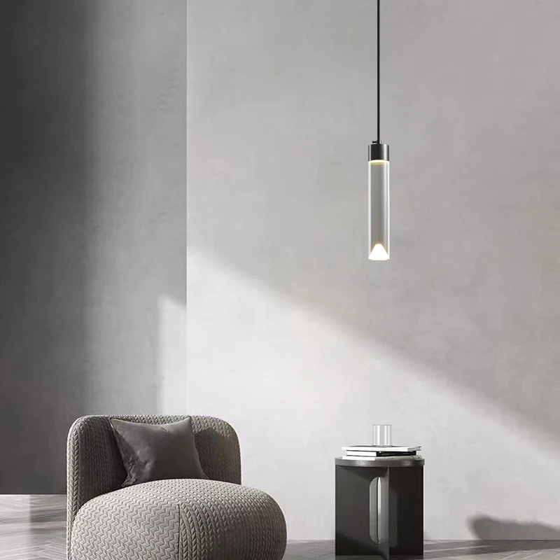 TYLA-Lâmpada pingente de latão contemporâneo LED, luz suspensa criativa, 3 cores, apto para casa, cama, quarto