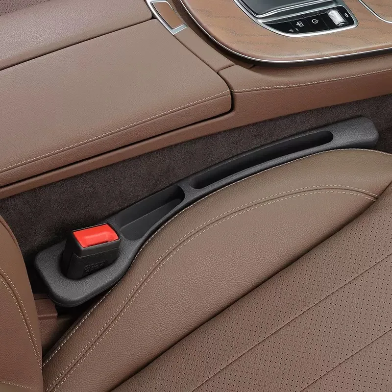 1 Pair Car Seat Gap Plug Strip Side Seam Car Gap With Slot Filler Leak Proof  Storage Organizer Interior Decoration Universal image 5