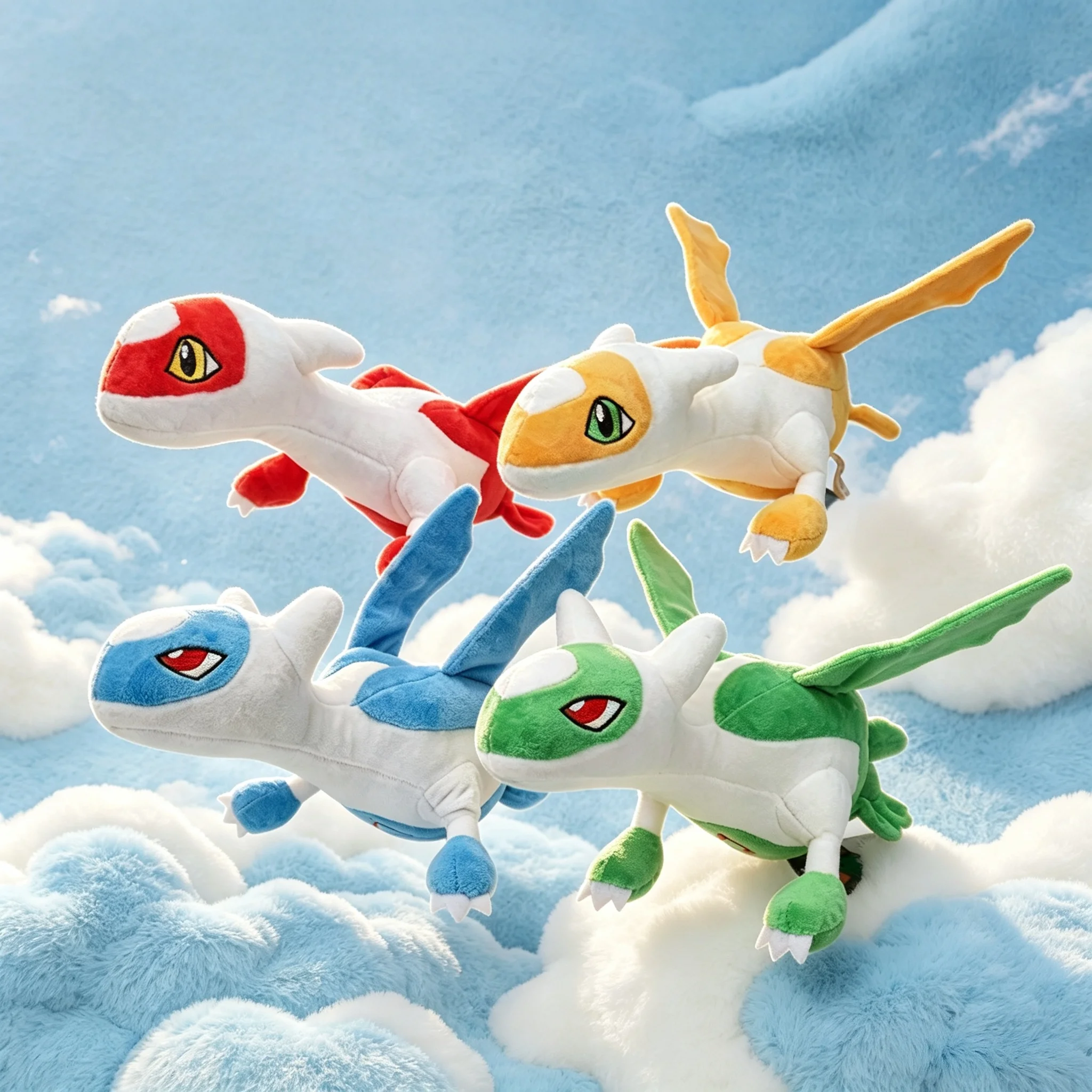 Cool Shiny Latios Latias Kawaii Plush Toys Pokémon Cute Anime Lapras Stuffed Animals Peluche Dolls Birthday Gifts Kids